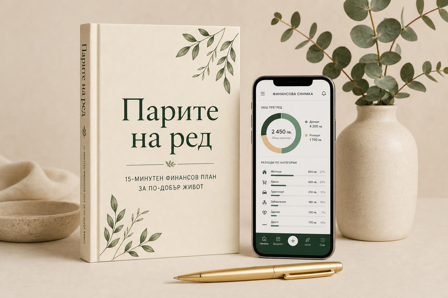 Парите на ред — книга и финансов app